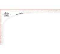 Sew Easy SE RULER 36.5X60.5CM - Rule: 36.5 x 60.5cm in Clear | Size: 36.5X60.5 cm Sew Easy Clear 36.5X60.5 cm