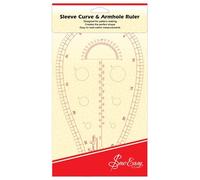 Sew Easy Sleeve Armhole Curve Template - 5mm to 150mm Quilting & Patchwork Rule for Applique Sewing, Transparent Acrylic Non-Slip