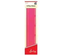 Sew Easy Strip Bias Ruler - Quilting & Patchwork Rule for Applique Sewing, Transparent Acrylic Non-Slip, 30.5 x 6.4cm/ 12 x 2.5”