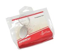 Sew Easy T/SET MINI HEARTS - Template Set: Mini Hearts: 4 Sizes: 1 to 3in Sew Easy Multicolor