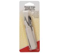 Sew Easy Thread Snips - Yarn Cutter with Needle Threader & Lanyard, Spring Loaded Easy Use