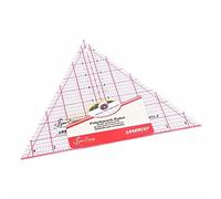 Sew Easy Triangle Quilting Template Ruler for Dress Pattern, Bunting and Accessories Making - Clear - 60 Degree Triangle 8" x 9.25"