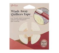 Sew Easy Wash Away Tape - 8mm x 10m Double Sided Transparent Adhesive Tape Tapes for Decoration in Celtic & Stained Glass Quilts, Sewing, Dressmaking, Quilting