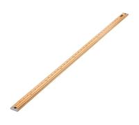 Sew Easy Wooden Metre Stick - Quilting & Patchwork Rule for Applique Sewing, Transparent Acrylic Non-Slip, Metric & Imperial