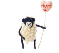 Sew Heart Felt | Mum Balloon Sheep | Handmade Gift for Mum | Felt Sheep Ornament & Decoration | Mum Gift from Kids | Present for Mother