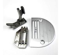 sew Heavy Duty Needle Plate, Feed Dog, Presser Foot Set for juki ddl-8700 Singer con