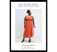 Sew House Seven Sauvie Sundress Curvy Fit, White