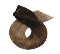 Sew In Bundles Human Hair Natural Straight Remy Hair Weft Weaving 100G Real Hair Extensions Human Hair Easy To Use(20 inches,4-10-16)