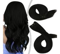 Sew In Hair Extensions Weave Hair Human Bundles Machine Remy Hair 100 Gram Double Weft Soft Straight Human Hair Weft