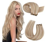 Sew In Hair Extensions Weave Hair Human Bundles Machine Remy Hair 100 Gram Double Weft Soft Straight Human Hair Weft