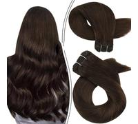 Sew In Hair Extensions Weave Hair Human Bundles Machine Remy Hair 100 Gram Double Weft Soft Straight Human Hair Weft