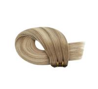 Sew In Hair Weft Human Extensions 100G Real Natural Weave Bundles For Women Full Head Easy To Use(18inches,8-22-8)