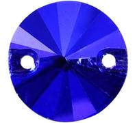 sew on gems, Round Rivoli Best Glass Crystal AB Sew On Rhinestone Many Colors Flatback Stone Sewing Wedding Dress(Sapphire Ab)