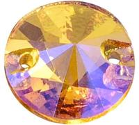 sew on gems, Round Rivoli Best Glass Crystal AB Sew On Rhinestone Many Colors Flatback Stone Sewing Wedding Dress(Topaz Ab)