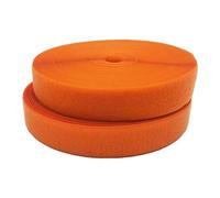 Sew-On Hook and Loop Sew On Hook and Loop Tape Non-Adhesive Nylon Fabric Multicolor 38mm x 2-10 Yard Pack of 2(Orange,38MM x 10 Yard)