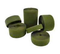 Sew on Hook Fastener and Loop Tape, Sew On Hook and Loop Tape Green Width 20mm to 100mm 2 Pcs(20mm)