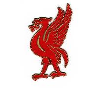 Sew-on Iron-on Embroidered Patch Liverpool Red Liverbird (Liver Bird) Badge