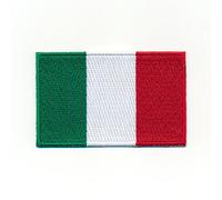 Sew-On Iron-On Patch Flag Italy Italia Rome Venice 0919 B 60 x 35 mm
