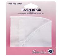 Sew-on pocket repair patch pocket pocket lining 100% polycotton (iron-on patching)