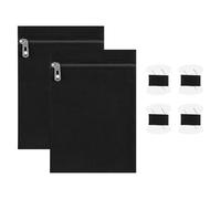 Sew on Pockets | Anti-Theft Travel Wallet | Sew in Side Pocket with Zipper and 4 Thread Spools,for Passport Protection Clothes Coat Sweatshirt