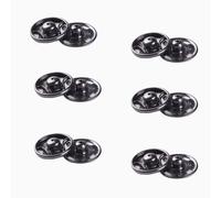 Sew on Snap Buttons, 6 Sets Press Studs Snaps Fasteners Buttons for Clothes Purse Handbag Craft DIY Supplies 15mm