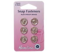Sew On Snap Fasteners 13mm Nickel