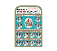 Prym Sew On Metal Snap Fasteners Silver - per pack of 12