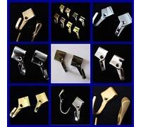 Sew-select Curtain Tassel Tieback Hooks Metal Wall Hook Per Pair , Pack Quantity: 2 Pair , Colour: Black Nickel