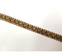 Sew-Select Upholstery Chair Braid Gimp Fabric Trim Trimming Edge, Colour: Cocoa Brown