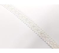 Sew-select Upholstery Chair Braid Gimp Fabric Trim Trimming Edge, Colour: White