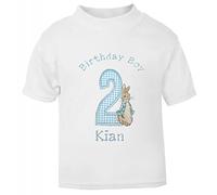 Sew Sew Special Boy’s 2nd Birthday Peter The Rabbit Personalised T-Shirt