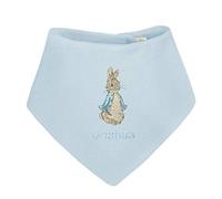 Sew Sew Special Boy’s Personalised Peter The Rabbit Bandana Bib. (Baby blue)