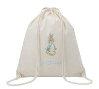 Sew Sew Special Personalised Girls/Boys Peter the Rabbit Drawstring bag (Blue)