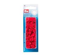 Sew Snap Button Colour Snaps Round 12.4 mm Red Plastic 12.4 mm