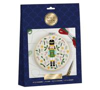Sew & So On Embroidery Sewing Craft Kit - Nutcracker, Includes All Craft Accessories Needed Ideal DIY Adult and Older Kids Craft Kits, Makes A Great Craft Art Gift, Use for Christmas Home Decor