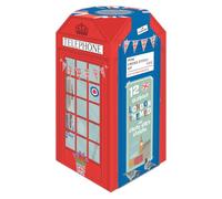 Sew & So On Mini Cross Stitch Kits, 12 Mini London Phone Box Designs, Embroidery and Cross Stitch Kits for Adults, Beginners, Gift Idea, with Embroidery Patterns, Embroidery Set