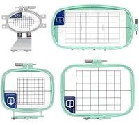 Sew Tech Embroidery Hoops for Brother PE180D PE190D etc. Sewing and Embroidery Machine Hoops (4in1-D Set)