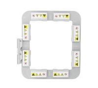 Sew Tech Magnetic Embroidery Hoop for Brother, 4x4in 100x100mm Bar SA443