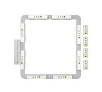 Sew Tech Magnetic Embroidery Hoop for Brother Innovis Luminaire XP1 Dream Machine XV8500D Babylock Solaris Meridian Altair Destiny Destiny Ⅱ Solaris Vision Machine, 9.5"x9.5" Mighty Snap Magnet Frame