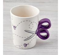 Sew Thirsty Novelty Scissors Mugs Sewing Birthday Office Cup Drink Gift