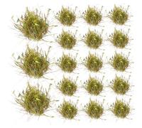 SEWACC 1 Box Static Grass Tuft for Model Railway and Train Buildings Small Artificial Grass Clusters for DIY Scenic Layouts and Sand Table Terrain Decoration