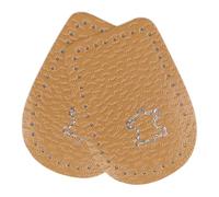 SEWACC 1 Pair Breathable Latex Heel Cushions for Shoes Non-Skid Comfortable Microfiber Leather Heel Pads for Men and Women Suitable for Casual and Sports Shoes