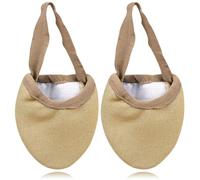 SEWACC 1 Pair Forefoot Pads for Women Dance Half Toe Socks with Nylon and Suede Material, Reduce Discomfort and Friction, Invisible Shoe Pads for Long-time Standing and Ballet Dancers