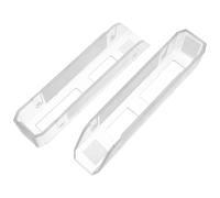 SEWACC 1 Pair Wall under Desk Laptop Holder Mount, Acrylic Sturdy Construction with Multi-device Support, Fits Tablets and Laptops for Home Office Workspace