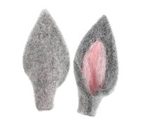 SEWACC 1 Set 10pcs Rabbit Ear Accessories Bunny Ears and Animal Mini Eggs Bunny Ears for Crafts Stickers Bunny Costume Accessories Rabbit Hair Bands Inflatable Felt Cloth