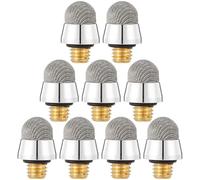 SEWACC 10 Pack M5 Male Thread 6.4mm Capacitive Pen Tips Replacement for Touch Screen Devices Silver Fibre Cloth