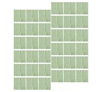 SEWACC 100 Pcs Green Wedding Napkins Disposable Beverage Serviettes 4.9x4.9in Scalloped Edge 2 Ply Virgin Wood Pulp Highly Absorbent Paper Napkins for Spring Party or Anniversary