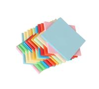 SEWACC 100 Sheets Double Sided Origami Paper Colors Vivid Square Folding Paper for Arts Crafts Projects Interaction Craft Kit