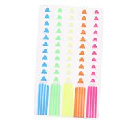 SEWACC 1000Pcs Color Pet Sticky Page Marker Tabs for Notebooks and Planners Self-Adhesive Index Labels with Colors Each Page Marking Stickers for Office School and Home Organization
