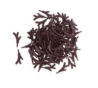 SEWACC 100pcs Diy Accessories Decor Crafting Mini Deer Horn Christmas Tree Decorations Baking Artificiales Snowman Doll Hands Material Antlers Reindeer Embellishments Kit Rennes Elk Nose